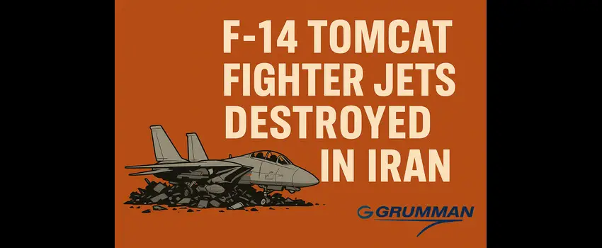F-14 Tomcat Fighter Jets Destroyed in Iran